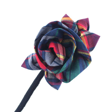 Crystalmood Flexy Hair Styler Up-do Stick Plaid Rose